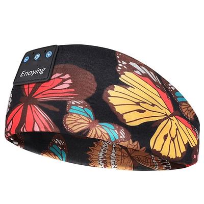 Schlafmaske Bluetooth 5.2 Schlafkopfhörer Floral Schlafkopfhörer Sport Run Musik Stirnband für Seitenschläfer Bestes Valentinstagsgeschenk Reisen