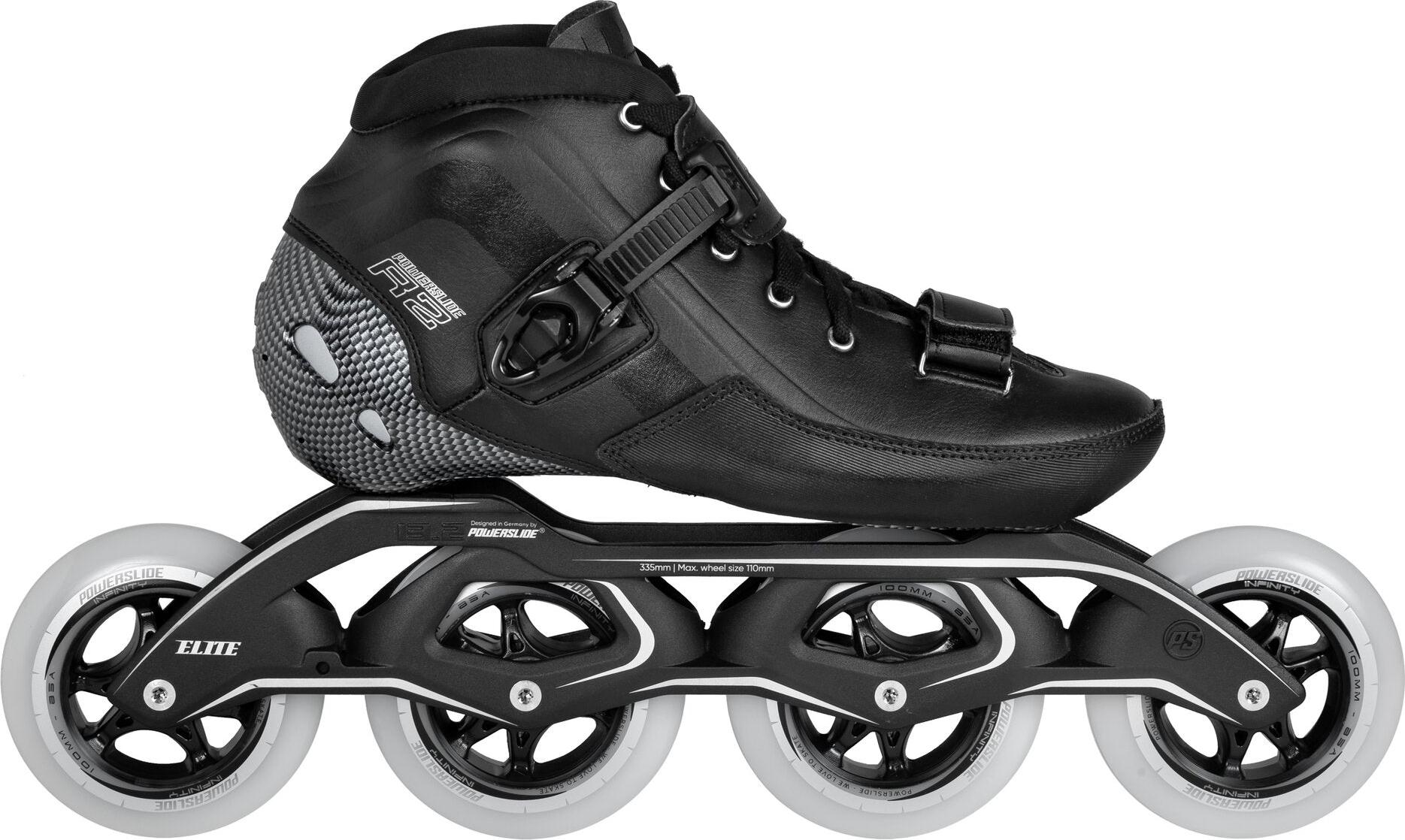 Powerslide Inline Skate R2 100, für Marathon und Fitness, für Damen und Herren