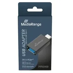 MediaRange MRCS216 Kabeladapter USB Type-A USB Type-C Schwarz