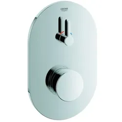 Grohe Fertigmontageset Eurosmart CS 36321000 Unterputz-Brause-Selbstschlussarmatur, Mischer