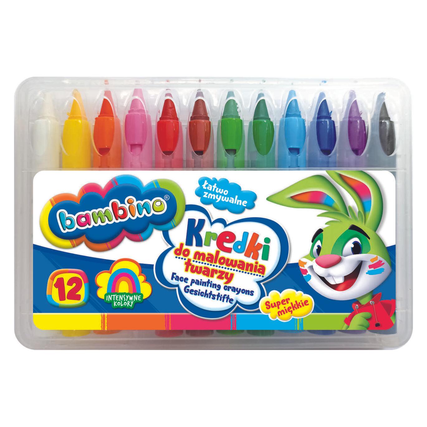 St. Majewski BAMBINO Gesichtsmalstifte 12 Farben (12x) (5903235005046)