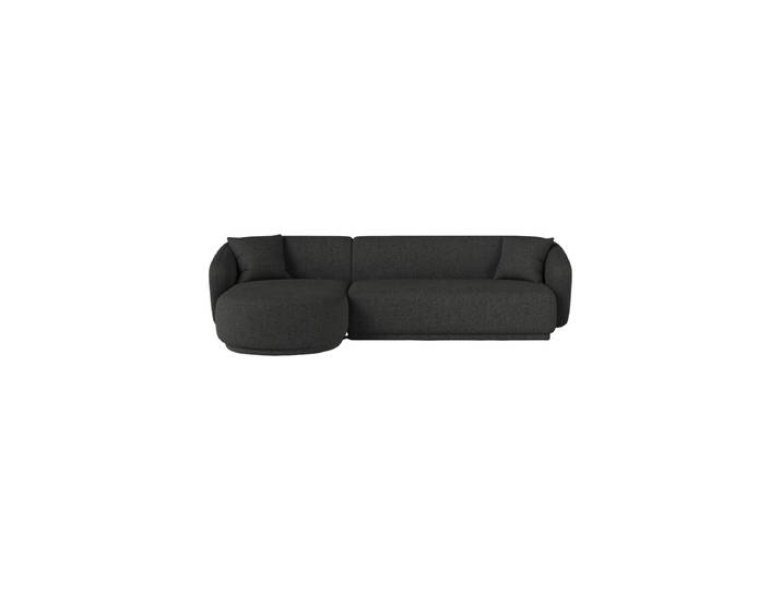 4-Sitzer Design Ecksofa Jane Chenille Anthrazit chosen by Bloomingloft