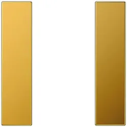 Jung LS501TSAGGO Tastensatz, F50, Metall mit echter Goldauflage, Serie LS, vergoldet LS 501 TSA GGO
