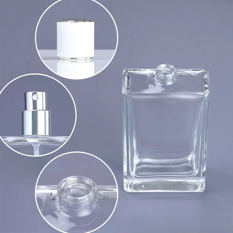 INF Buse de pulvérisation pour flacon de parfum avec taille du goulot 02-15 Argent