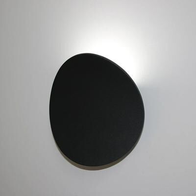 Uplifted Goods Modern Aluminum LED Wall Lamp For Cozy Indoor Spaces black cool White 7w