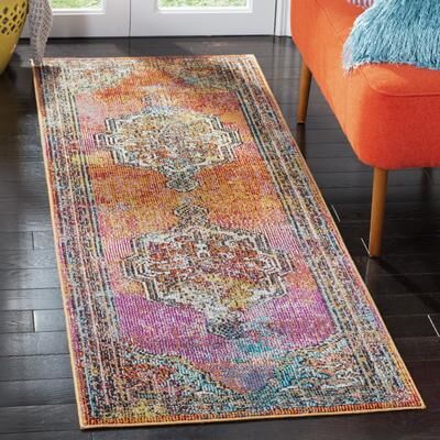 SAFAVIEH Crystal Merna Vintage Boho Oriental Rug