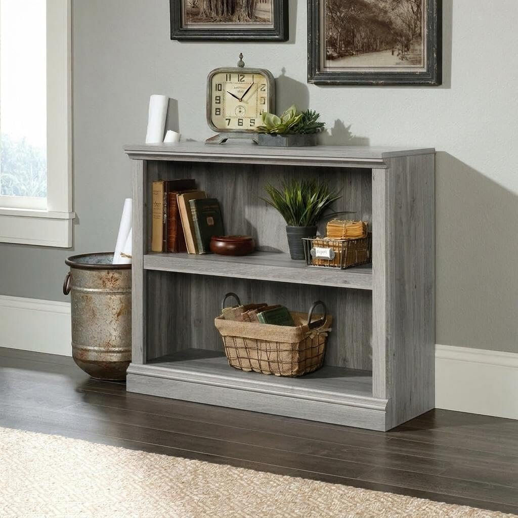 Brambly Cottage 80 cm H Bookcase Gray 80 cm H x 80 cm W x 29.5 cm D x
