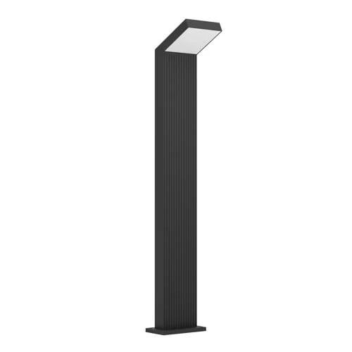 Eglo Grottazzolina Staande Buitenlamp met LED - Zwart/Melkkleurig - Hoogte: 80 cm