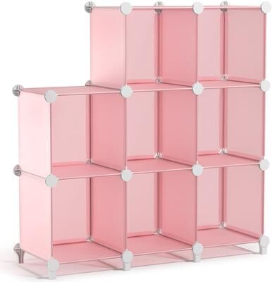 Sorbus Cube Storage Organizer – Waterproof Cubby Shelf for Closet, Toys, Books, Shoes, Décor – Space-Saving Bookshelf