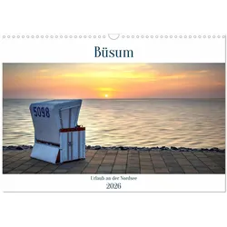 Calvendo, Kalender, Büsum - Urlaub an der Nordsee (Wandkalender 2026 DIN A3 quer), Monatskalender (A3)