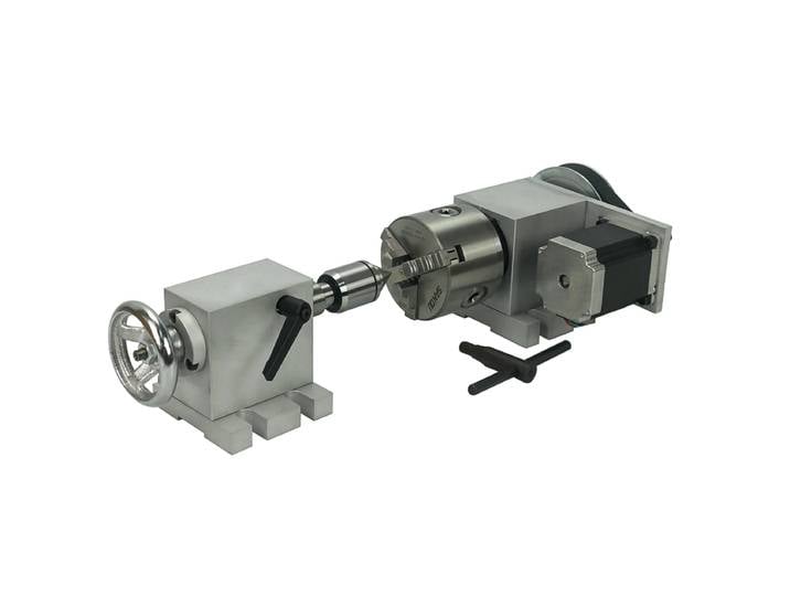 Mandrin CNC 80MM 65MM 50MM avec contre-poids 65MM 54MM, axe A rotatif, 4ème axe pour routeur CNC en bois, Machine de découpe et de gravure