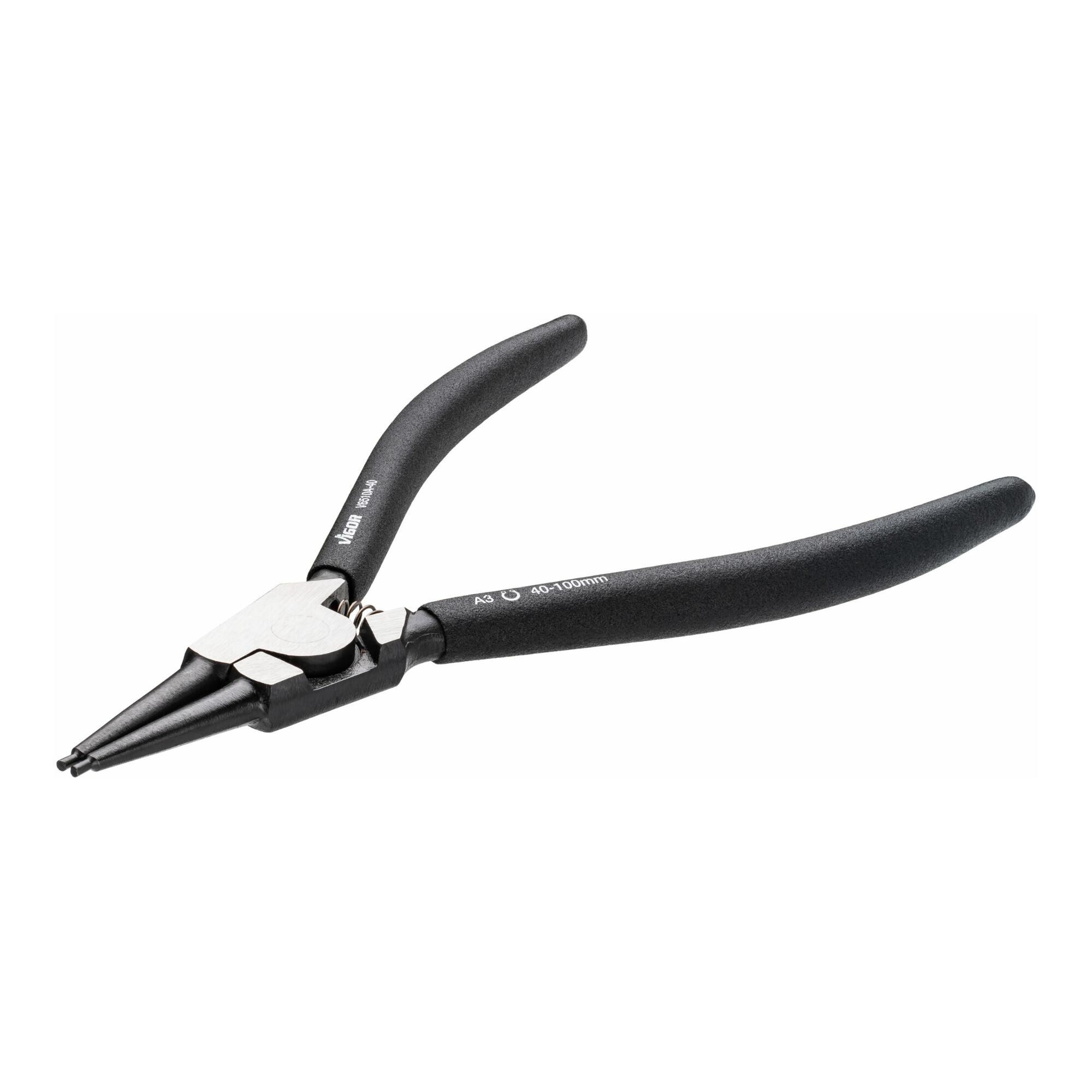 VIGOR Sicherungsringzange, V6510A-40, 230 mm)