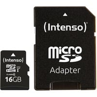UHS-I Performance 16 GB microSDXC, Speicherkarte schwarz, UHS-I U1, Class 10