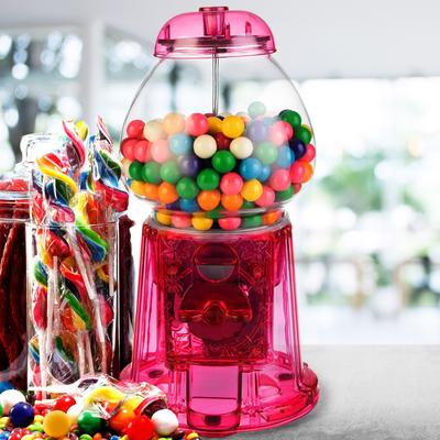 Great Northern Popcorn 11-Inch Translucent Gumball Machine - Coin-Operated Candy Dispenser