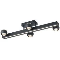 Musterring Leuchten LED-Strahler Cannon Alu, Eisen, Stahl & Metall Schwarz