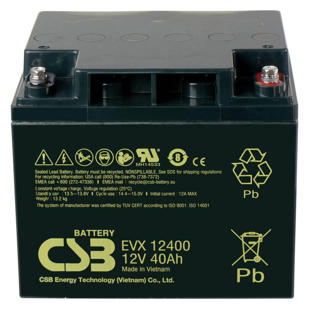 CSB Battery BleiAkku EVX 12400 (12 V) (EVX12400-I1)