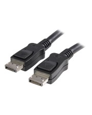 StarTech.com 3m DisplayPort 1.2 Kabel mit Verriegelung Stecker/Stecker DP 4k Schwarz Audio- / Videokabel (DISPLPORT10L)