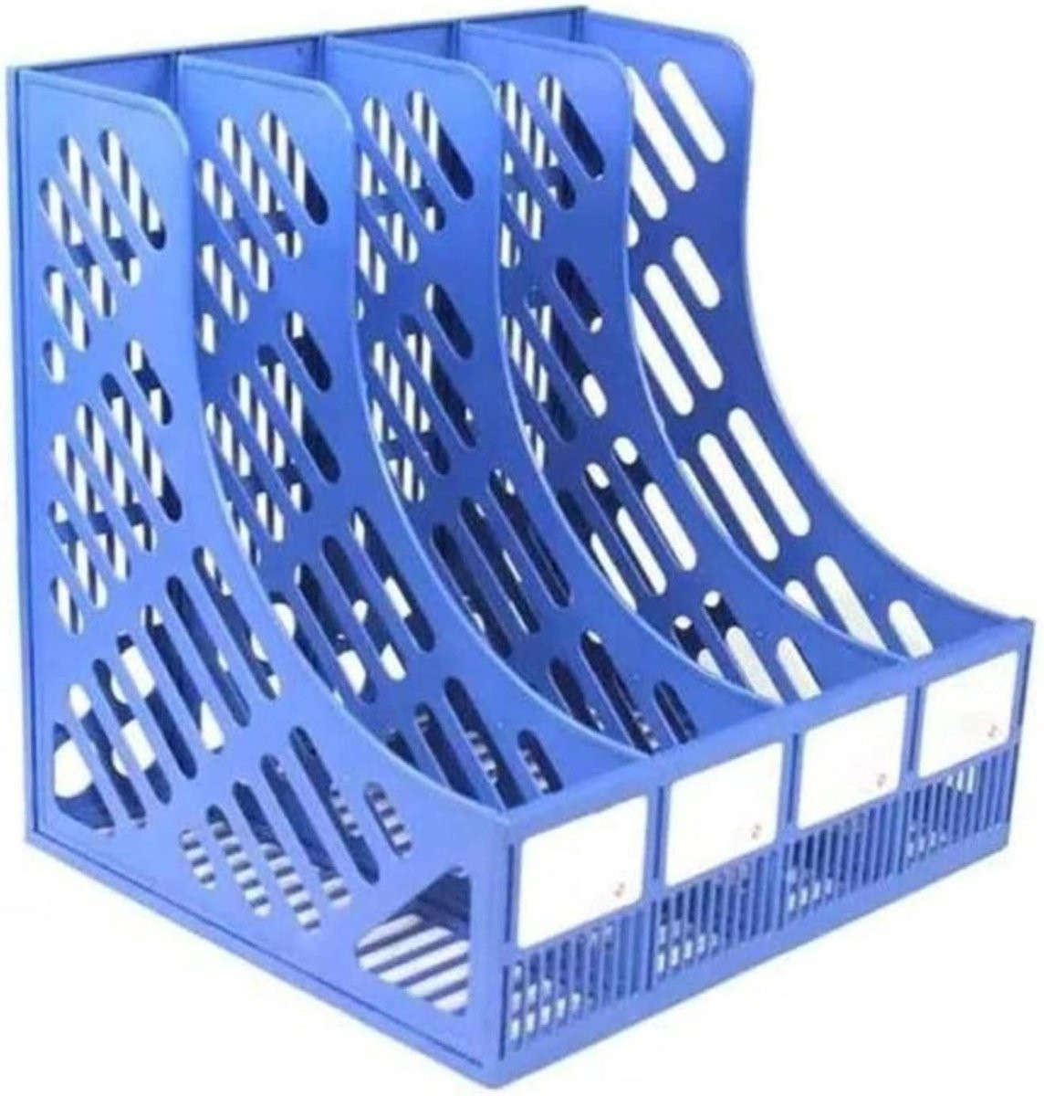 Boekensteunen Bestandhouder Document Tray Bureau Organisatie 4-Vakken Zwart