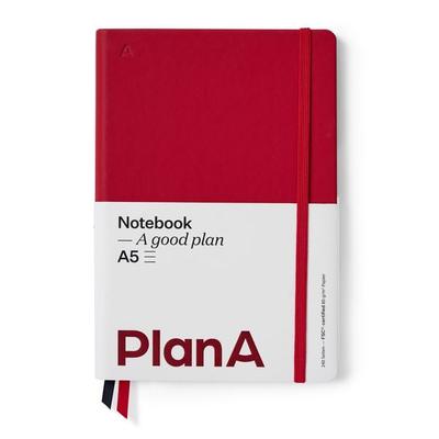 Notizbuch A5 Hardcover Liniert Berry Red, von , Bücher.de