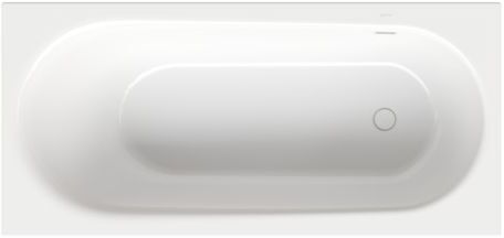 Bette BetteComodo Badewanne 1643-287 170x80x45cm, Überlauf hinten, Fußende rechts, starwhite