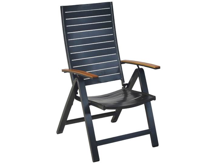 Gartensessel MERXX Astros , grau (graphit), B:60cm H:114cm T:67,5cm, Sessel, Gartensessel