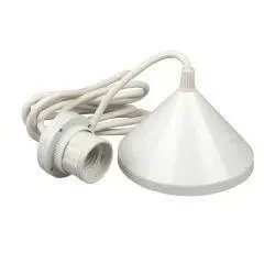 Kabelaufhängung E27 80 cm Kabel weiß
