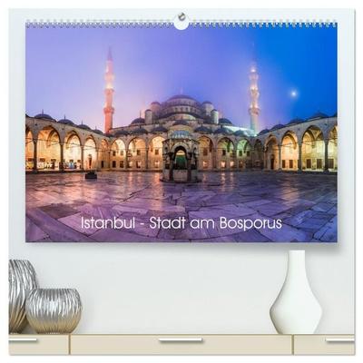 Istanbul - Stadt am Bosporus (hochwertiger Premium Wandkalender 2027 DIN A2 quer), Kunstdruck in Hochglanz