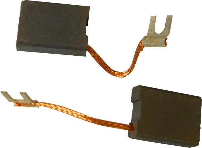 Kutlu 2 kolenborstels voor Bosch haakslijpmachine GWS26-230B, afmetingen 6,3 x 16 x 22 mm