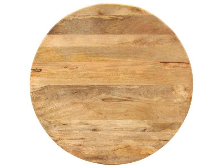 SALE 2026 Table à dîner - WINWIN - Grande Table Repas/Table Salon - Ø110x78cm - bois de manguier massif et acier 18 Kg 4817649