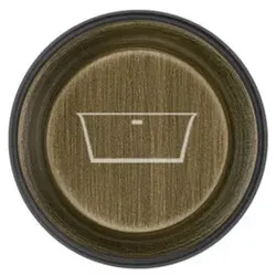 Gessi Venti20 Bedientaste-Abdeckung Wanne, SP03296713, Farbe: Messing Antik