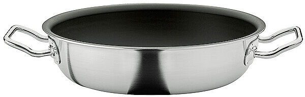 SPRING Servierpfanne 24cm XL BRIGADE 5Ply-Antihaft  schwarz EG