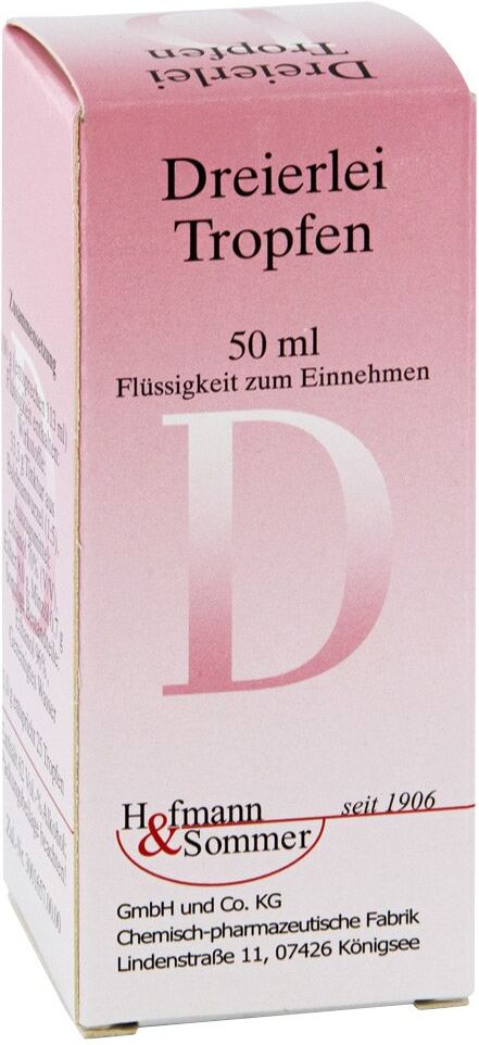 Dreierlei-Tropfen