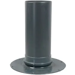Flachdach-Unterteil DN 150 Spezial-Hart-PVC mit Rückstaudichtung