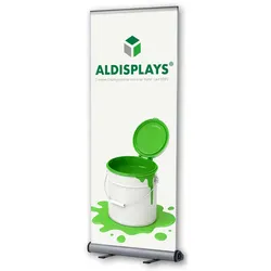 Rollup Bannerdisplay Snap - System in 800 mm Breite
