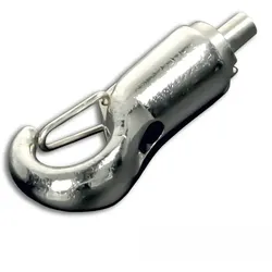 ISOLED Drahtseilhalter Haken mit Aushängesicherung für Stahlseil 1,2-1,5mm ISO-115804