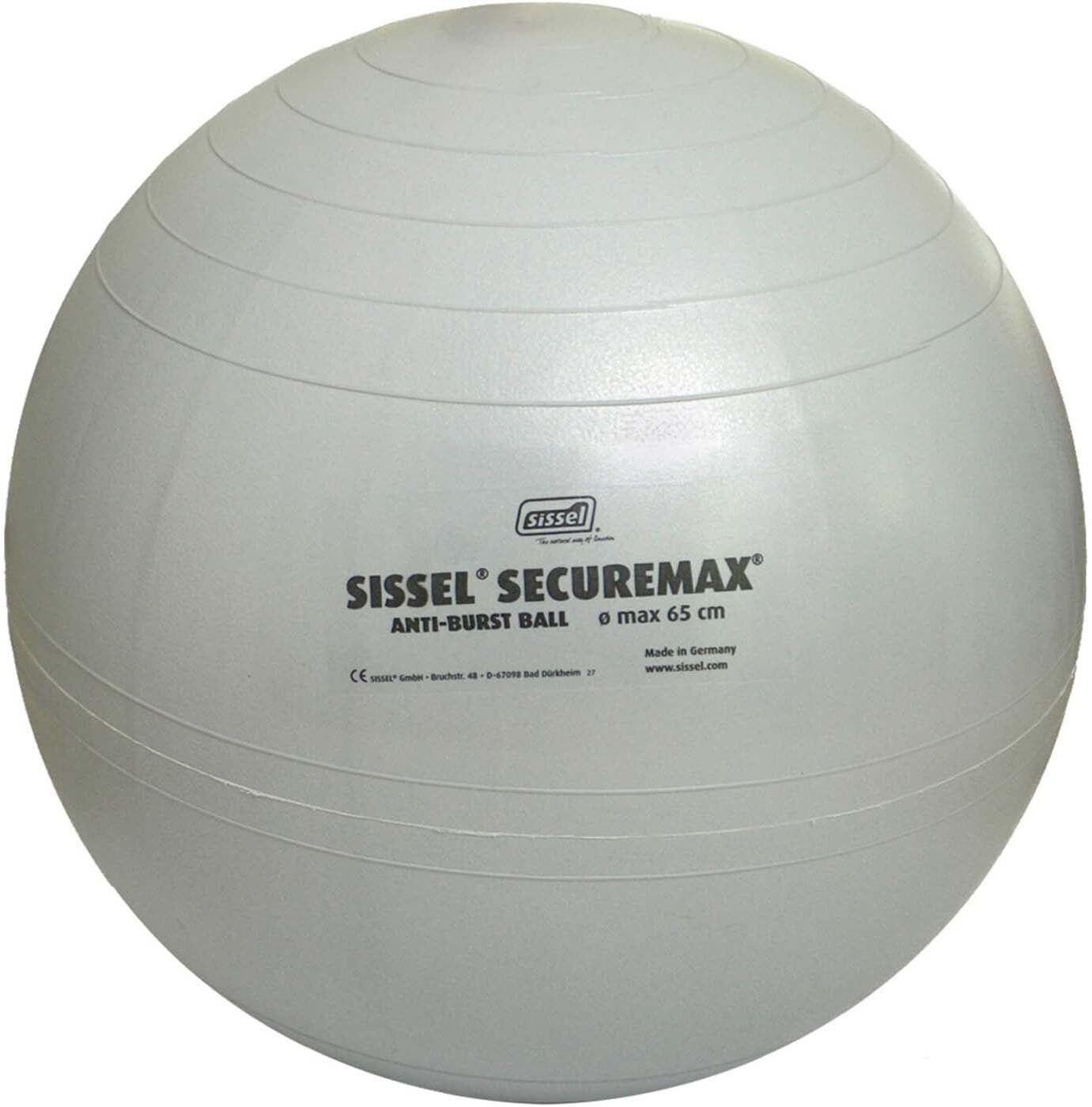 Gymnastikball SISSEL "Ball Ø 75 cm", silber (silberfarben), BälleØ:75cm, Kunststoff, Gymnastikball, Ø:75cm silberfarben Einheitsgröße
