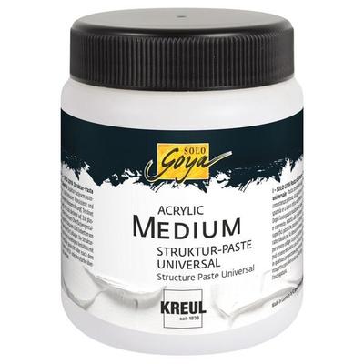 KREUL SOLO GOYA Acrylic Medium Struktur-Paste, Universal 250 ml