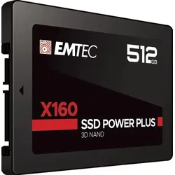 Emtec X160 512 GB 2.5" Serial ATA III QLC 3D NAND