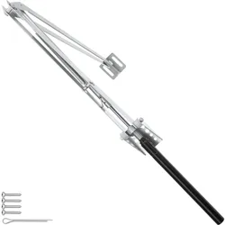 tectake® Automatischer Fensteröffner für Gewächshaus, temperaturgesteuert, Hubhöhe 40 cm, einfache Montage