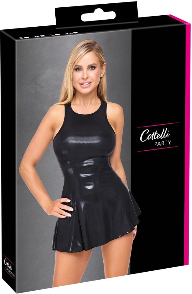 Cottelli PARTY Robe courte en wetlook brillant