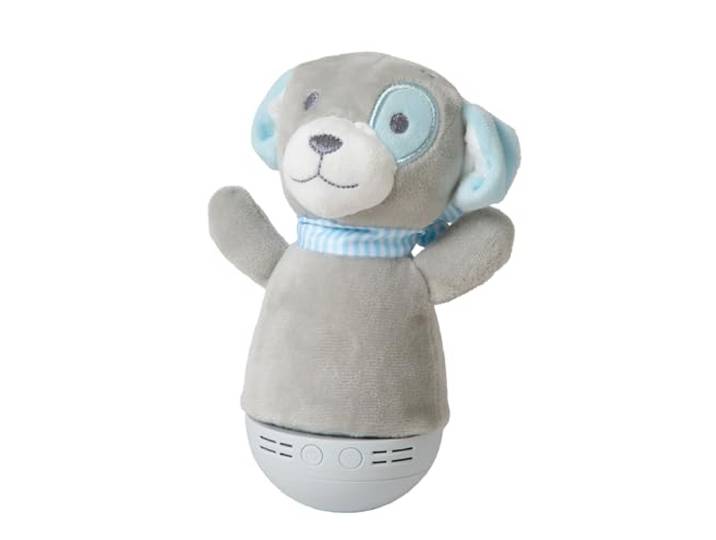 LUCIDE DOLLY - Tischlampe Kinderzimmer - Batterien - LED - 1x3W 2700K - Mit Musikfunktion - Grau