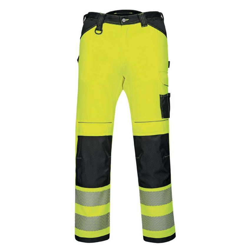 Portwest Warnschutzhose PW340, Klasse 2, gelb/schwarz, Grösse 54 (54) (52285901)