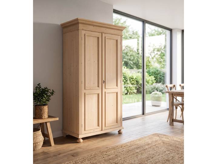 Massiver Schrank Bavaria im klassischen Landhausstil – Montierte Lieferung – 3%-Vorkasse-Rabatt
