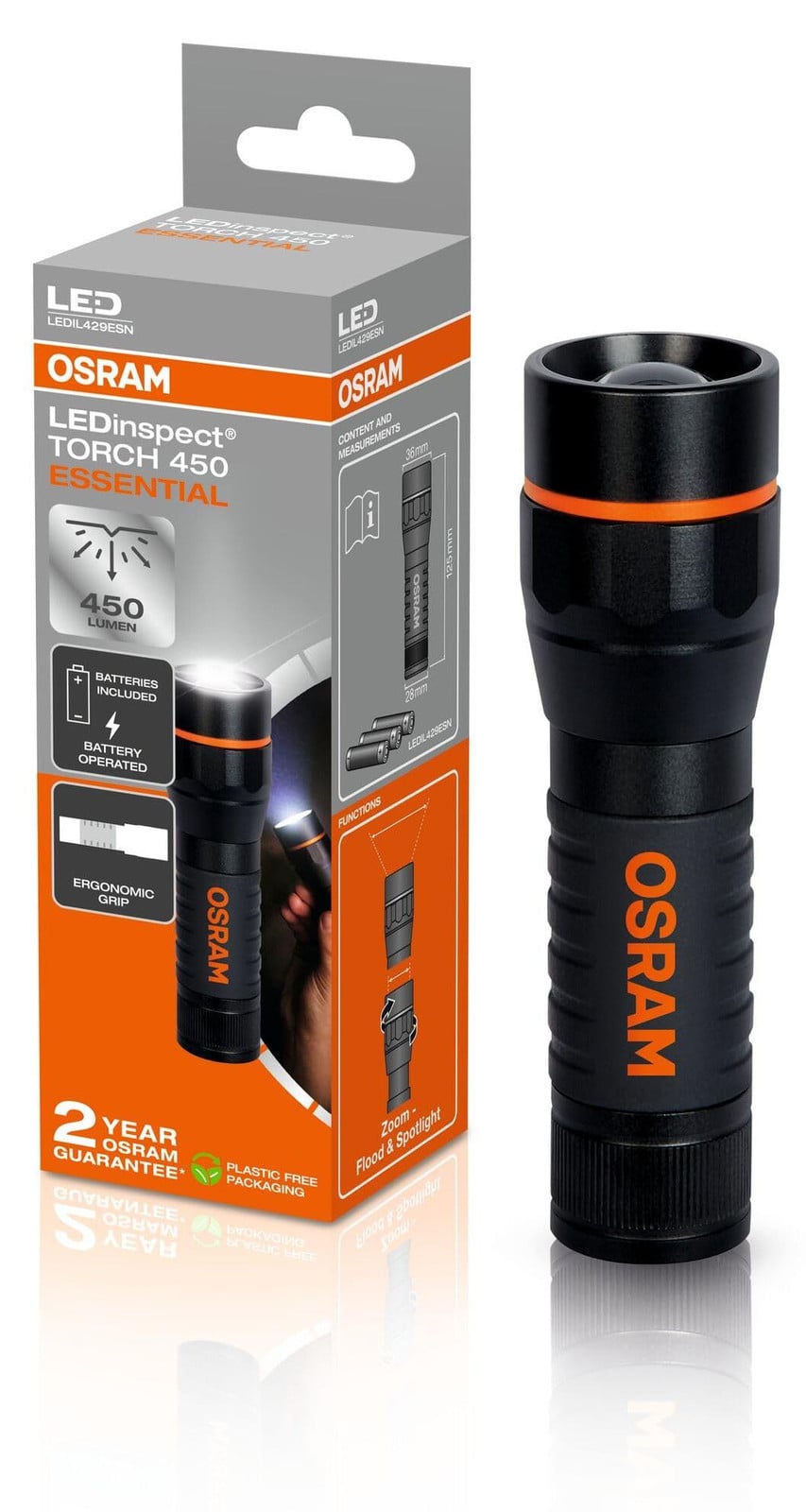 Osram LED Handlamp 450 lumen 6,8W 6500K werklamp en inspectielamp