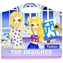 Toi-Toys Sketchbook Fashion mit Aufklebern und Vorlagen