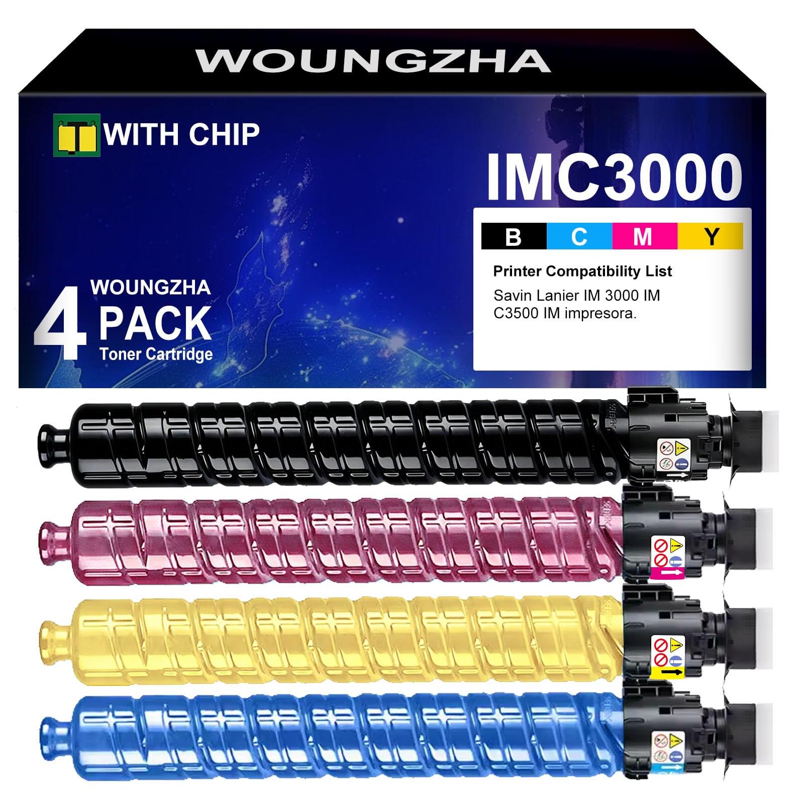 Tonerkartuschen für Ricoh IM C3000/C3500, 4er-Pack