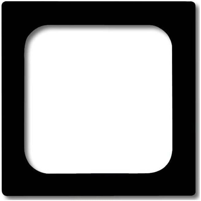 Busch-Jaeger Plaque centrale noire mate pour insert TAE 1746/10-885 (2CKA001710A3897)