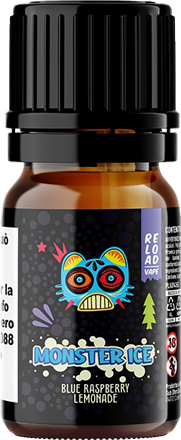 Reload Vape Blue Raspberry Lemonade Monster Ice Aroma Concentrato 10ml Lampone Blu Limone Ghiaccio