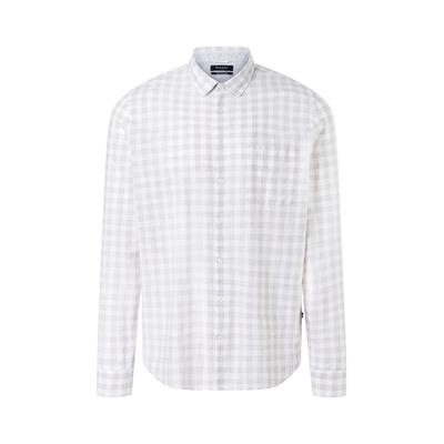 Langarmhemd MAERZ MUENCHEN "Maerz Muenchen 745101 Langarmhemd Herren Bekleidung", Herren, Gr. 37/38, EURO-Größen, beige, 100% Baumwolle, Hemden