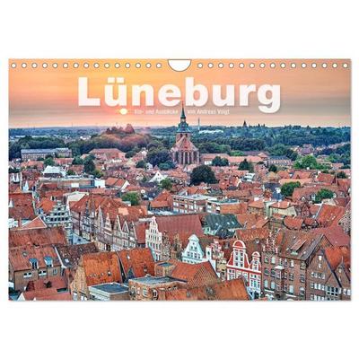 LÜNEBURG Ein- und Ausblicke von Andreas Voigt (Wandkalender 2026 DIN A4 quer), CALVENDO Monatskalender